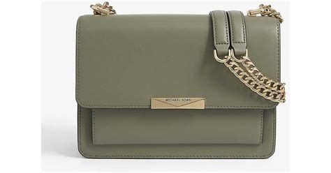 michael kors jade large|Jade Large Leather Crossbody .